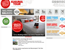 Tablet Screenshot of kusumatour.com